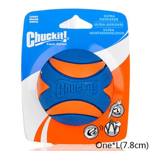 Rubber Ball Dog Toy with Squeaker