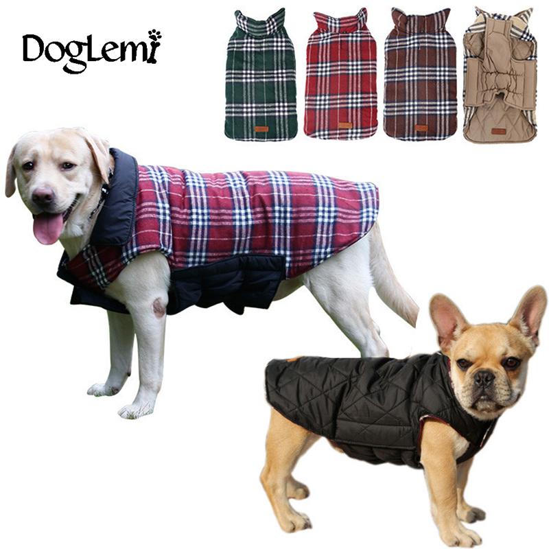 Cute Reversible Warm Dog Vest